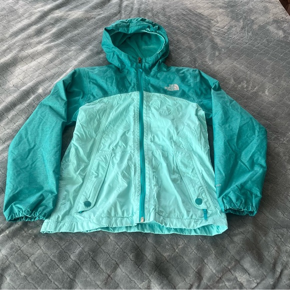 Kids North Face‎ jacket Agua Fleece coat with Water-Resistant Material 14/16